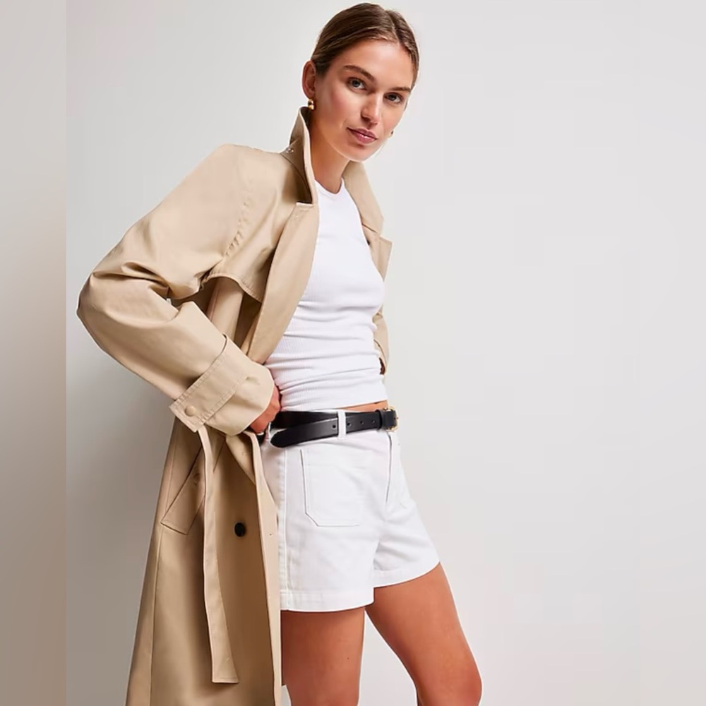 J.Crew New favorite tank top in vintage rib in White NWT